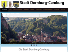 Tablet Screenshot of dornburg-camburg.de